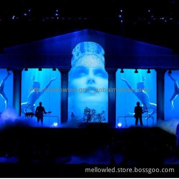 P7.62 full color led stage background screen